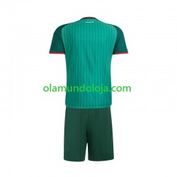 Camisola Argélia Criança Equipamento Segundo 2026 Manga Curta